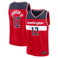Ddoa W.Wizards #12 Tre Johnson III Red Fast Break Replica Jerseys - Icon Edition
