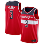 Ddoa W.Wizards #3 Trae Young Red Swingman Jerseys - Icon Edition