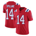 NE.Patriots #14 Robert Spillane Player Red Vapor Untouchable Home Game Ddoa Stitched Jerseys