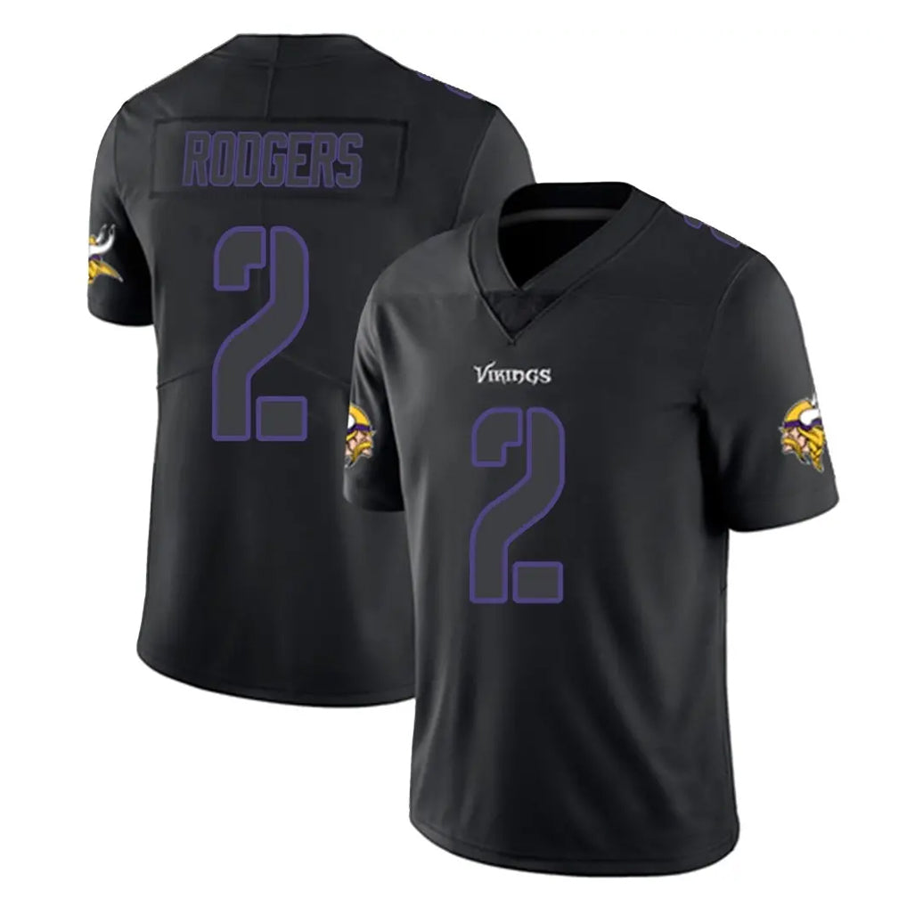 MN.Vikings #2 Isaiah Rodgers Player Black Impact LImited Home Game Ddoa Stitched Jerseys