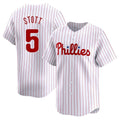 P.Phillies #5 Bryson Stott Player White Home Limited Ddoa Stitched Jerseys