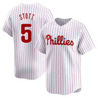 P.Phillies #5 Bryson Stott Player White Home Limited Ddoa Stitched Jerseys