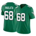 P.Eagles #68 Jordan Mailata Player Green Kelly Alternate Vapor F.U.S.E. Home Game Ddoa Stitched Jerseys