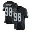 LV.Raiders #98 Maxx Crosby Player Black Limited Vapor Untouchable Home Game Ddoa Stitched Jerseys
