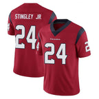 H.Texans #24 Derek Stingley Jr. Player Red Limited Vapor Untouchable Home Game Ddoa Stitched Jerseys