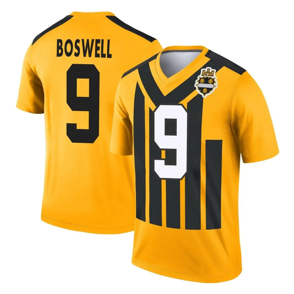 P.Steelers #9 Chris Boswell Player Gold Legend Limited 1933 Throwback Performance Home Game Ddoa Stitched Jerseys