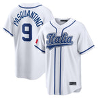 KC.Royals #9 Vinnie Pasquantino Player White Italy 2026 WBC Classic Home Ddoa Stitched Jerseys