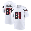 H.Texans #81 Jayden Higgins Player White Home Game Ddoa Stitched Jerseys