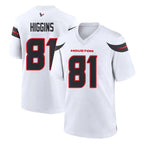 H.Texans #81 Jayden Higgins Player White Home Game Ddoa Stitched Jerseys