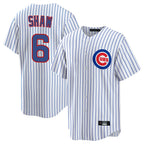 C.Cubs #6 Matt Shaw Player White Game Home Ddoa Stitched Jerseys