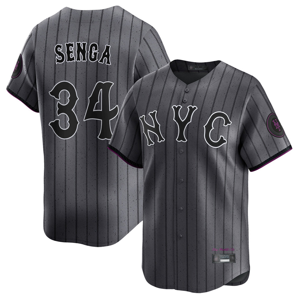NY.Mets #34 Kodai Senga Player Gray City Connect Limited Ddoa Stitched Jerseys