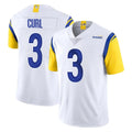 LA.Rams #3 Kam Curl Player White Limited Vapor Untouchable Home Game Ddoa Stitched Jerseys