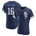 KC.Royals #16 Bo Jackson Player Navy City Connect Limited Elite Home Ddoa Stitched Jerseys