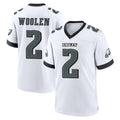 P.Eagles #2 Riq Woolen Player White Game Home Ddoa Stitched Jerseys