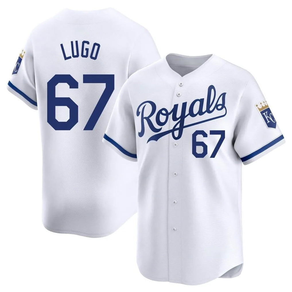 KC.Royals #67 Seth Lugo Player White Alt Limited Home Ddoa Stitched Jerseys