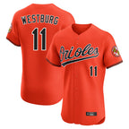 B.Orioles #11 Jordan Westburg Player Orange Limited Elite Home Game Ddoa Stitched Jerseys