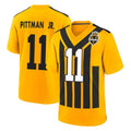 P.Steelers #11 Michael Pittman Jr. Player Gold Limited 1933 Throwback Home Game Ddoa Stitched Jerseys