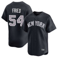NY.Yankees #54 Max Fried Player Navy Limited Home Ddoa Stitched Jerseys