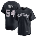 NY.Yankees #54 Max Fried Player Navy Limited Home Ddoa Stitched Jerseys