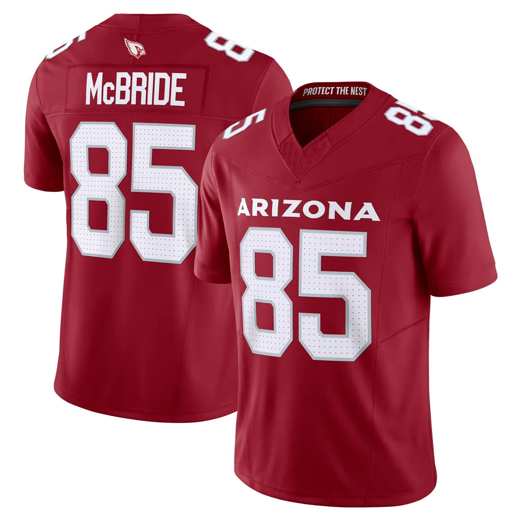 A.Cardinals #85 Trey McBride Player Cardinal Vapor F.U.S.E. Limited Ddoa Stitched Jerseys