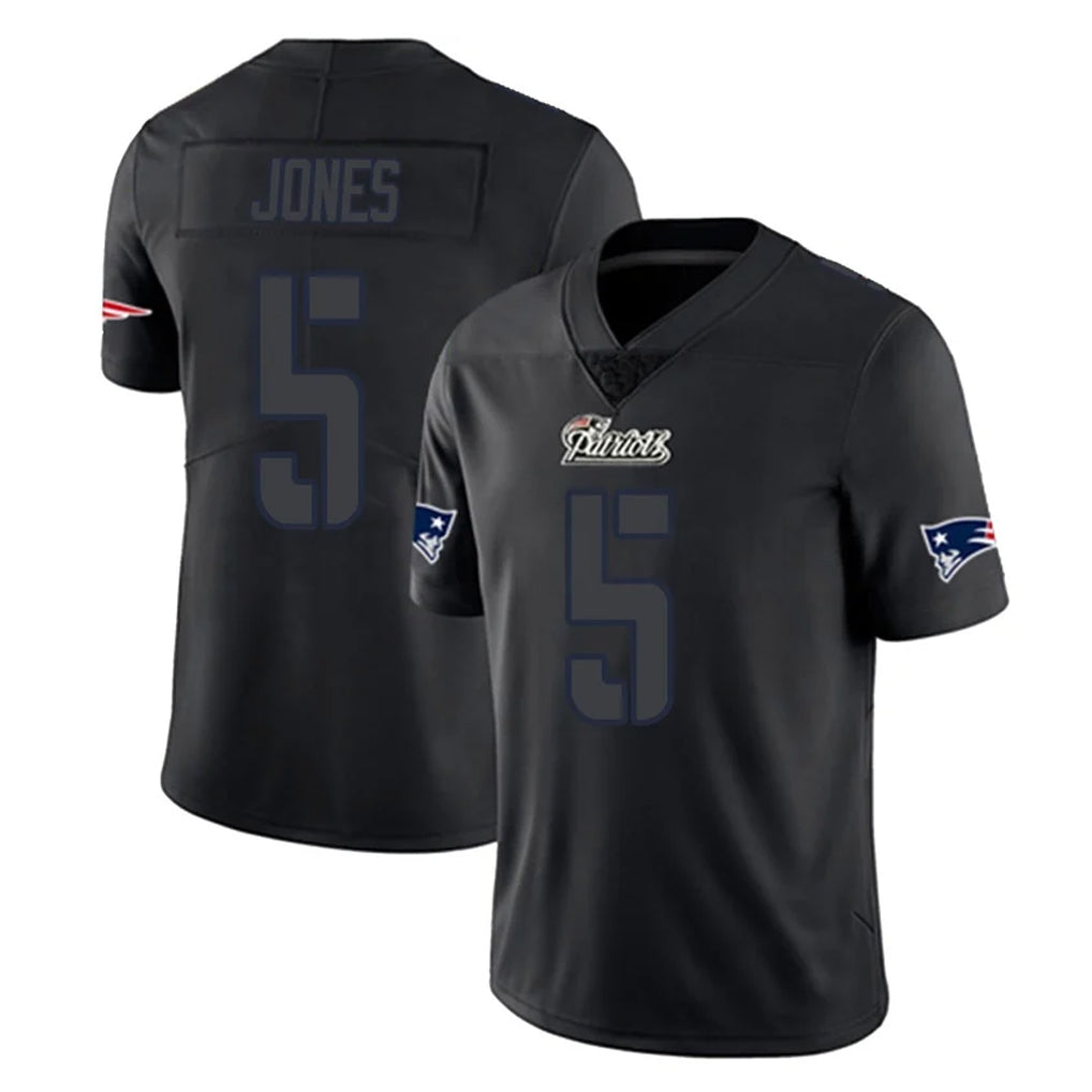 NE.Patriots #5 Dre'Mont Jones Player Black Impact LImited Home Game Ddoa Stitched Jerseys