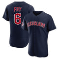 C.Guardians #6 David Fry Player Navy Limited Elite Home Ddoa Stitched Jerseys