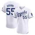 KC.Royals #55 Cole Ragans Player White Alt Limited Elite Home Ddoa Stitched Jerseys