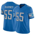 D.Lions #55 Derrick Barnes Player Blue Vapor F.U.S.E. Limited Home Game Ddoa Stitched Jerseys