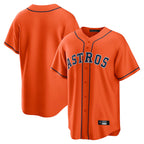 H.Astros ## Astros Blank Player Orange Home Game Ddoa Stitched Jerseys