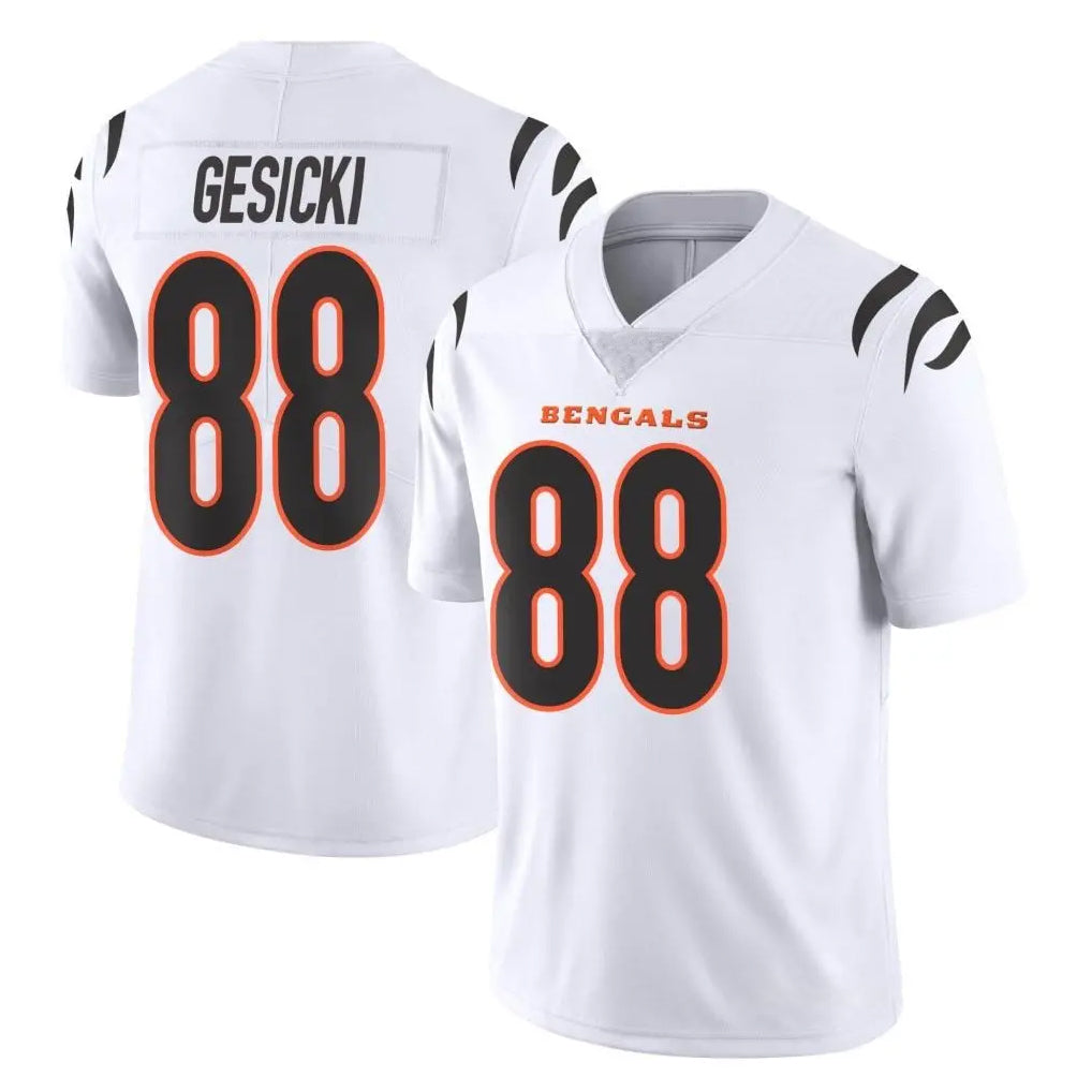 C.Bengals #88 Mike Gesicki Player White Vapor Untouchable Limited Home Game Ddoa Stitched Jerseys