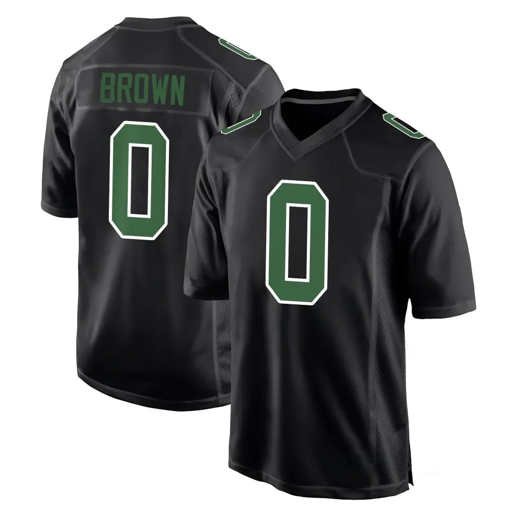 P.Eagles #0 Hollywood Brown Player Carbon Green Fashion Home Game Ddoa Stitched Jerseys
