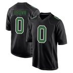P.Eagles #0 Hollywood Brown Player Carbon Green Fashion Home Game Ddoa Stitched Jerseys