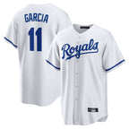 KC.Royals #11 Maikel Garcia Player White Home Game Ddoa Stitched Jerseys