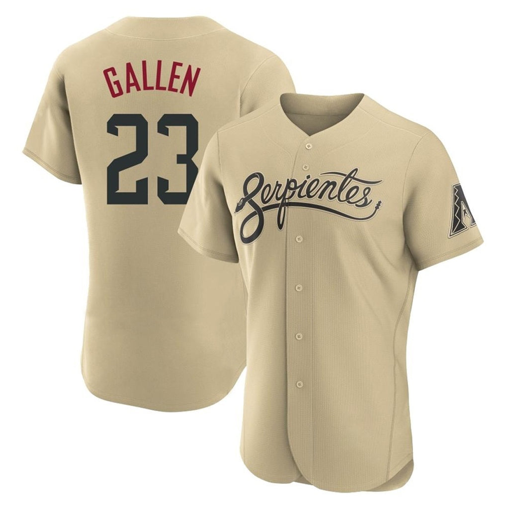 A.Diamondbacks #23 Zac Gallen Player Tan City Connect Limited Elite Home Game Ddoa Stitched Jerseys