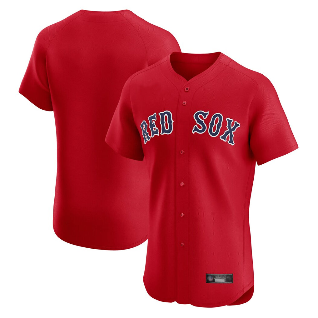 B.Red Sox ## Red Sox Blank Player Red Limited Elite Home Game Ddoa Stitched Jerseys