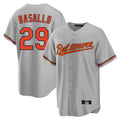 B.Orioles #29 Samuel Basallo Player Gray Home Game Ddoa Stitched Jerseys