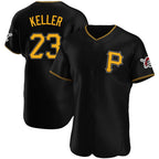 P.Pirates #23 Mitch Keller Player Black Home Limited Elite Ddoa Stitched Jerseys