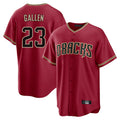 A.Diamondbacks #23 Zac Gallen Player Red Home Game Ddoa Stitched Jerseys
