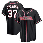 C.Guardians #37 Travis Bazzana Player Black Fashion Out Home Game Ddoa Stitched Jerseys