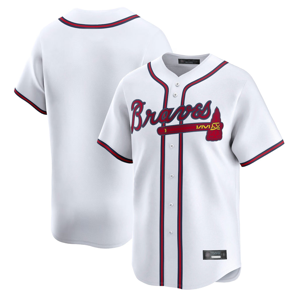 A.Braves ## Braves Blank Player White Limited Home Game Ddoa Stitched Jerseys