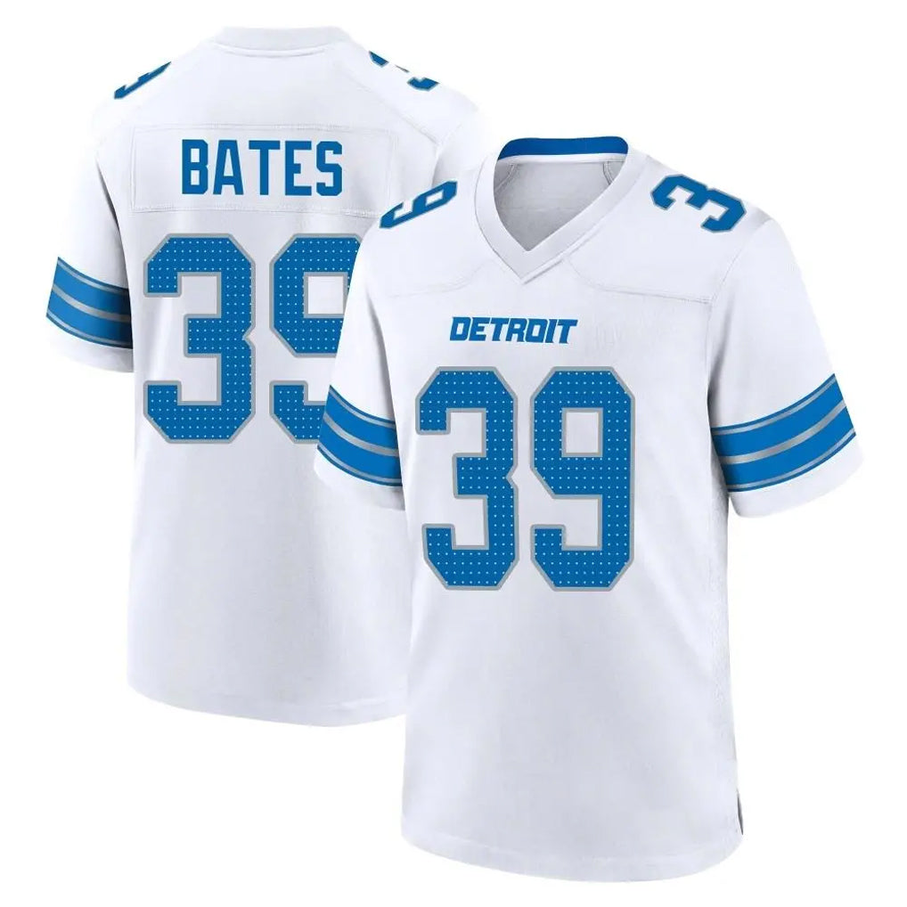 D.Lions #39 Jake Bates Player White Alternate Home Game Ddoa Stitched Jerseys