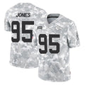 KC.Chiefs #95 Chris Jones Player Arctic Camo Salute To Service Limited Game Ddoa Stitched Jerseys