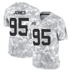 KC.Chiefs #95 Chris Jones Player Arctic Camo Salute To Service Limited Game Ddoa Stitched Jerseys