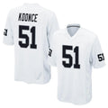 LV.Raiders #51 Malcolm Koonce Player White Home Game Ddoa Stitched Jerseys