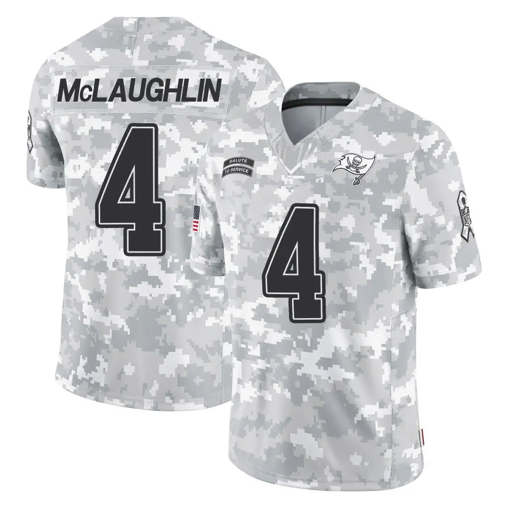 TB.Buccaneers #4 Chase McLaughlin Player Arctic Camo Limited Salute To Service Home Game Ddoa Stitched Jerseys