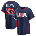 M.Twins #27 Ryan Jeffers Player Navy USA 2026 World Classic Limited Home Ddoa Stitched Jerseys