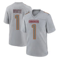 W.Commanders #1 Rachaad White Player Gray Atmosphere Fashion Home Game Ddoa Stitched Jerseys