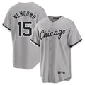 C.White Sox #15 Sean Newcomb Player Gray Home Game Ddoa Stitched Jerseys