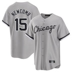 C.White Sox #15 Sean Newcomb Player Gray Home Game Ddoa Stitched Jerseys