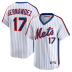 NY.Mets #17 Keith Hernandez Player White Cooperstown Collection T-shirt Game Ddoa Stitched Jerseys